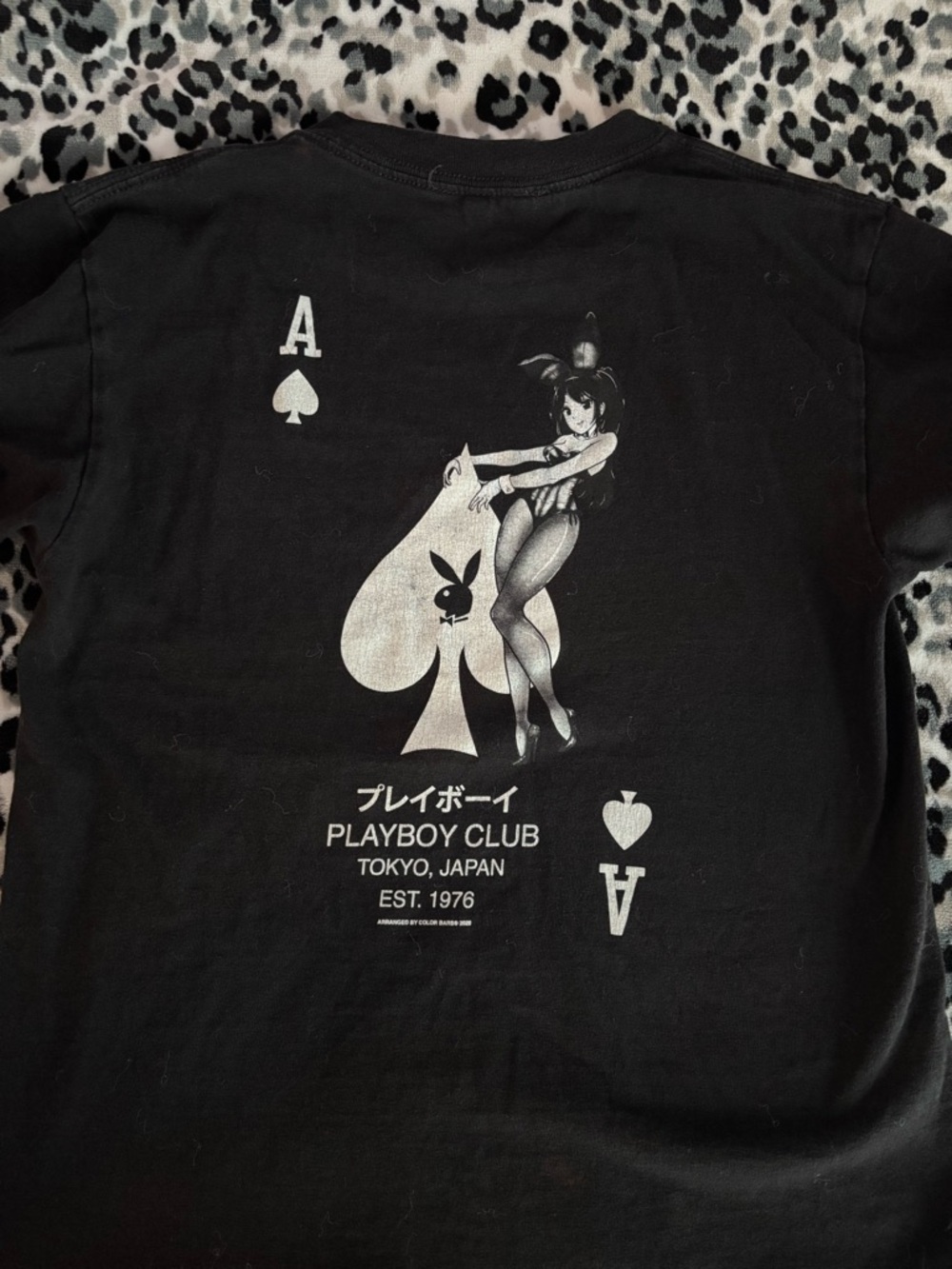 Playboy Club Tokyo Black Graphic T-Shirt